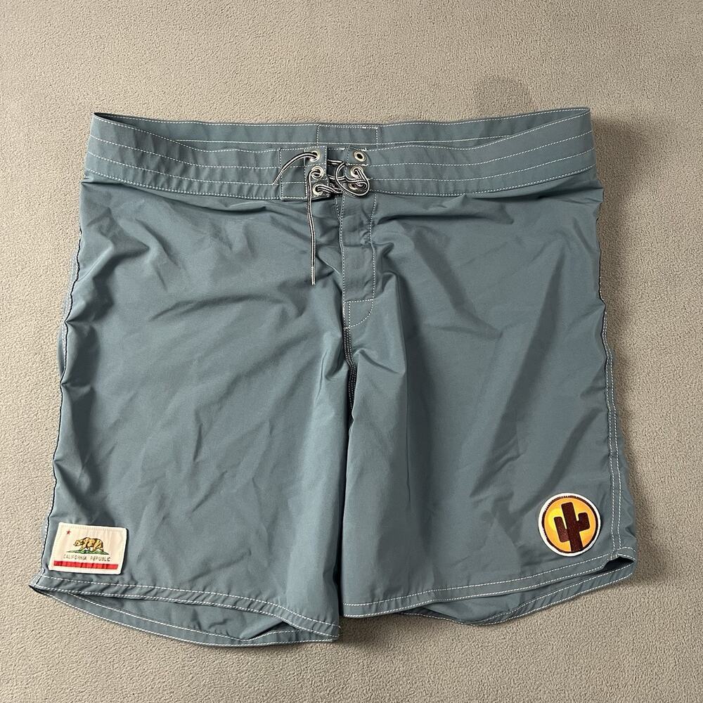 Birdwell Beach Britches Shorts Mens Size 42 Blue Board California Republic